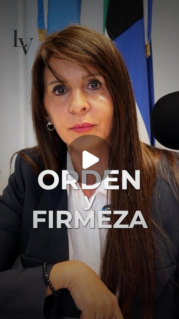 Portada del reel de Lorena Villaverde sobre seguridad, orden y respaldo a las fuerzas.